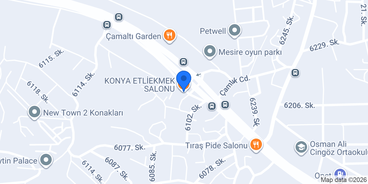 KONYA ETLİEKMEK SALONU konumu