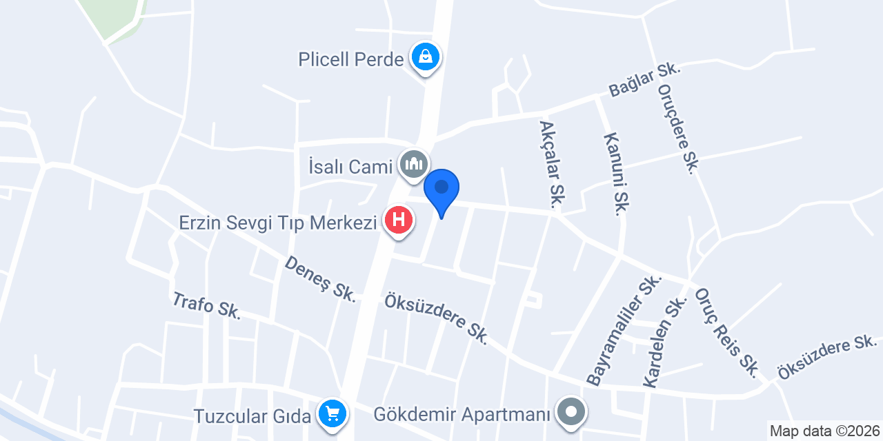 ÖZEL ERZİN ADAY SÜRÜCÜ KURSU konumu