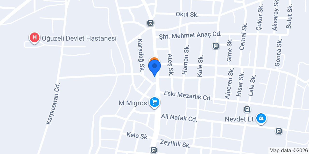 Ziyaret döner kebap konumu