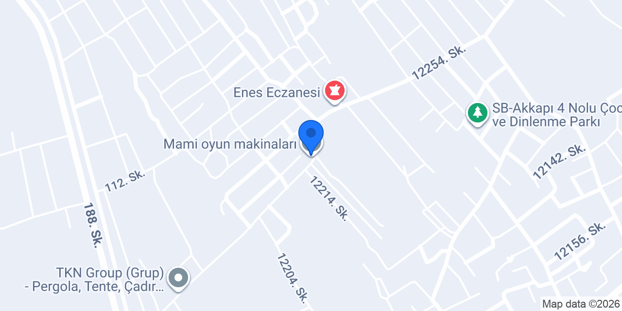 Mami Oyun Makinaları konumu
