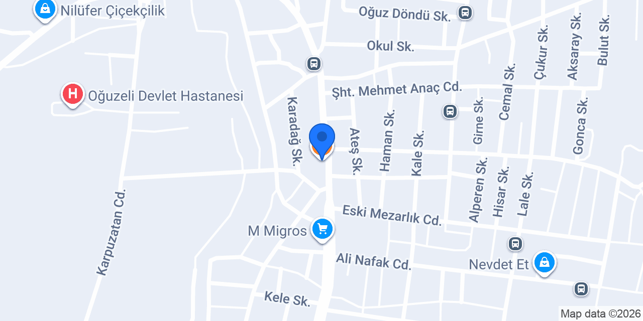 Ikram kebap ve doner salonu konumu