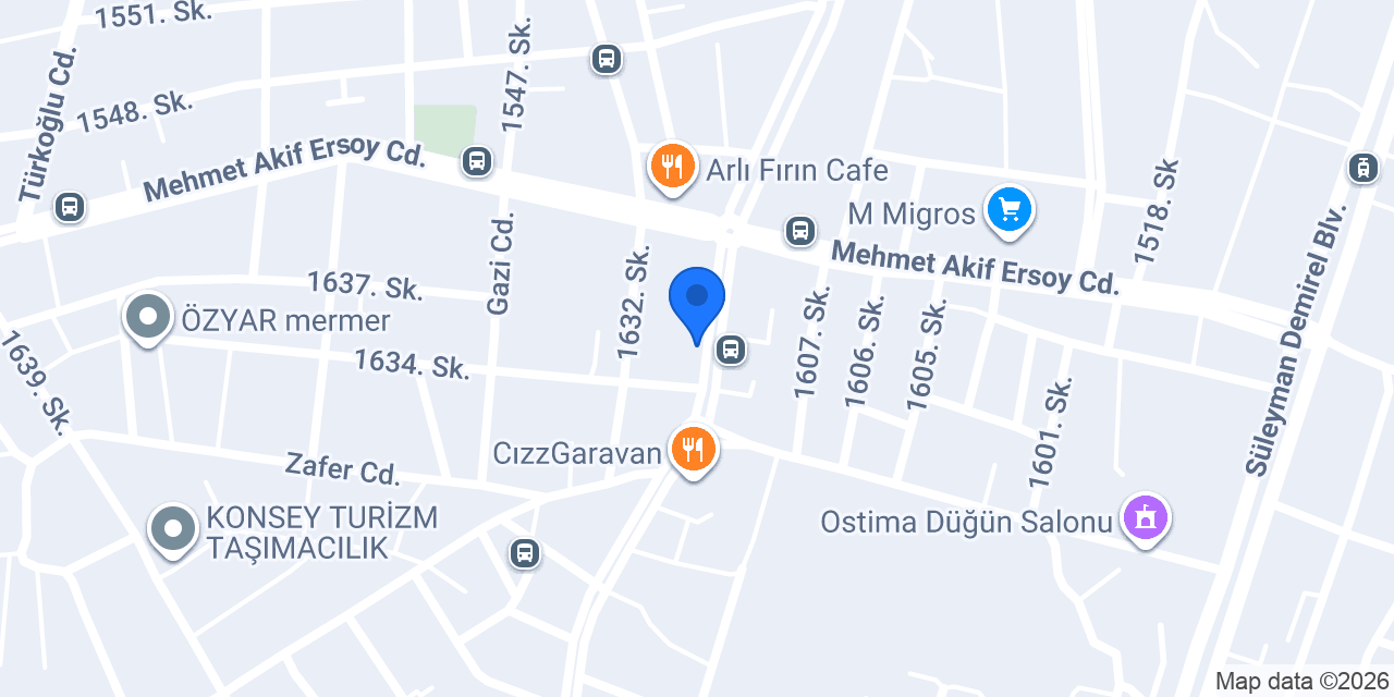 Aksu Plaza konumu