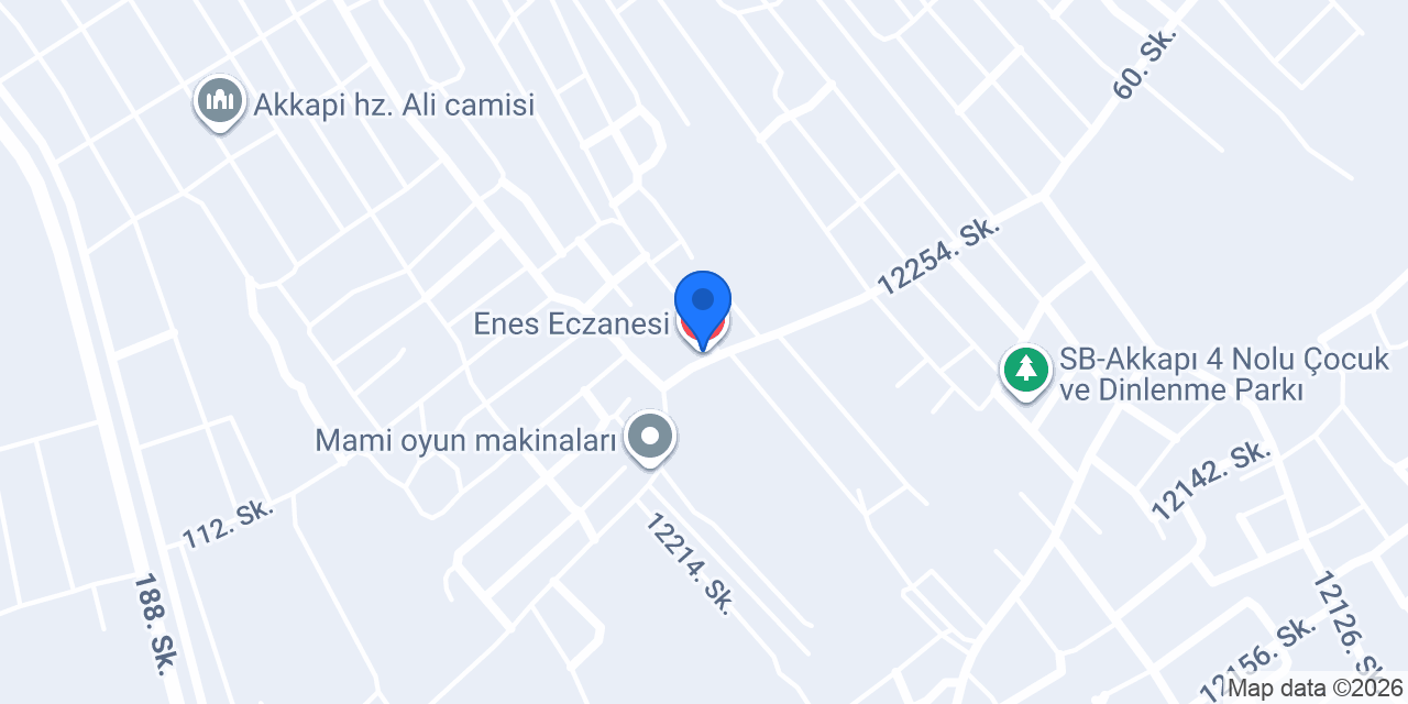 Enes Eczanesi konumu
