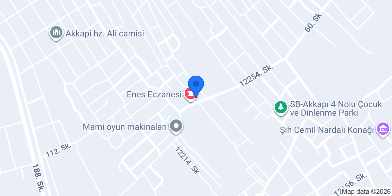 Akkapı 2 Nolu Aile Sağlığı Merkezi konumu