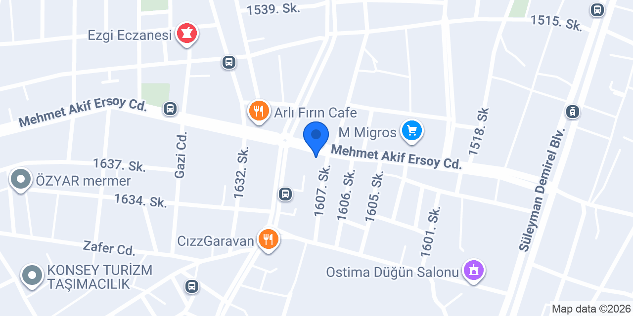 Şen Kar AVM konumu