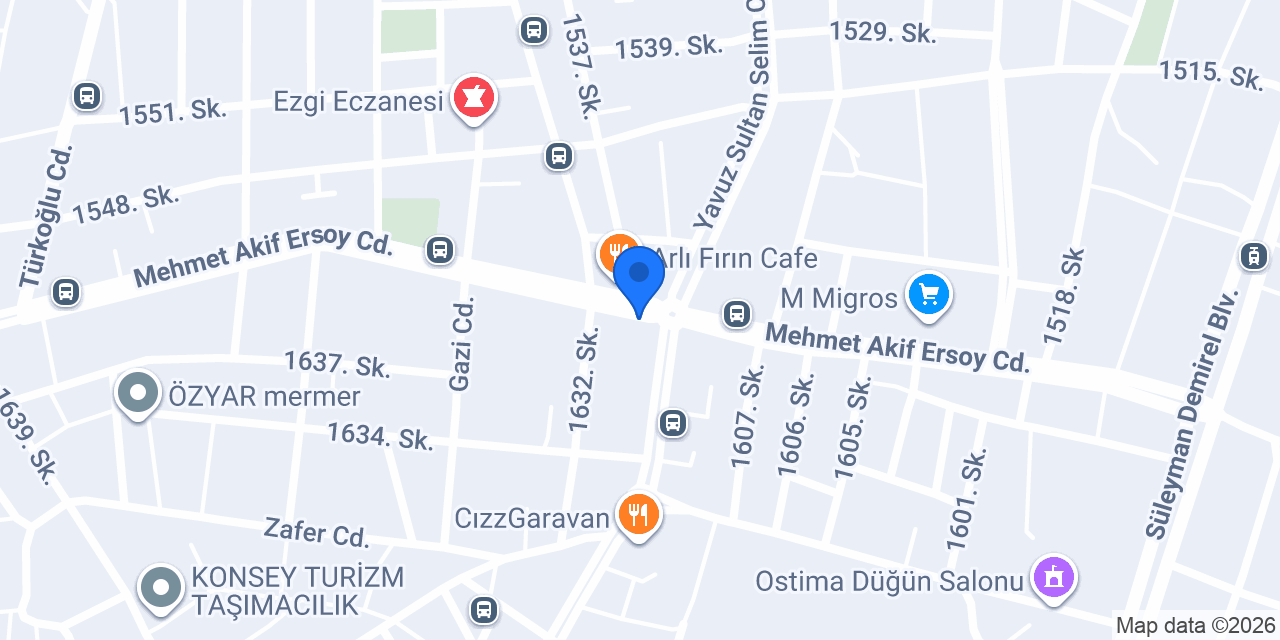 Fark Döner & Kavurma konumu
