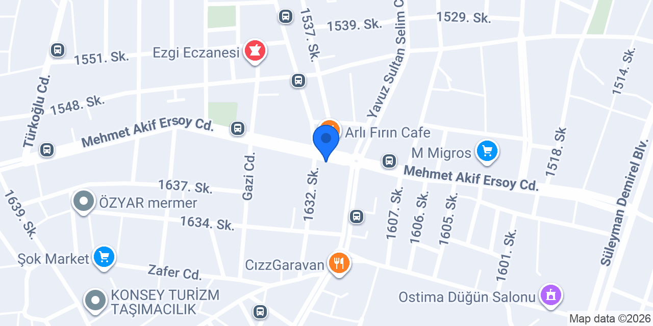 Gül bayan kuaförü konumu