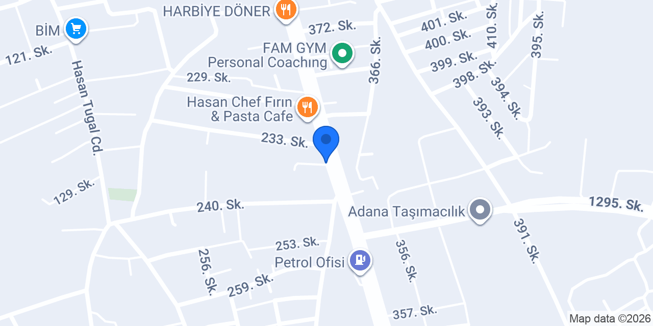 Adana Panel Çit - Tel Çit Sistemleri konumu