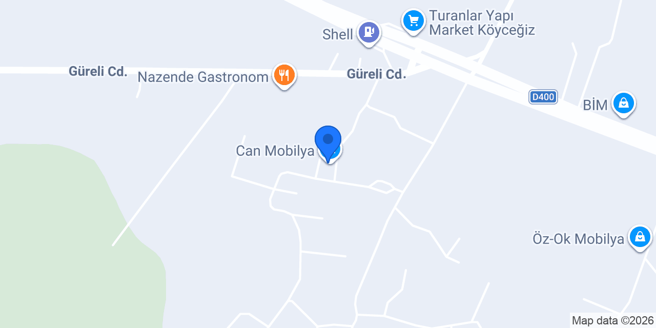 Can Mobilya konumu