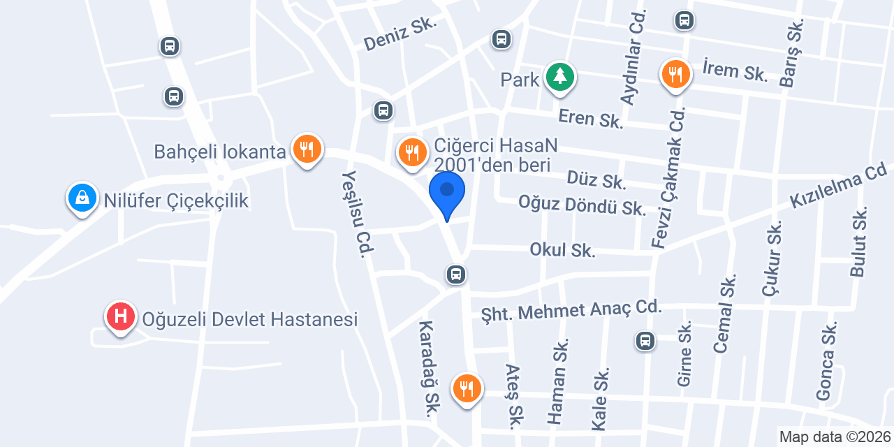 Özen Erkek Kuaförü konumu
