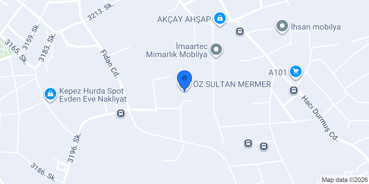 ÖZ SULTAN MERMER konumu
