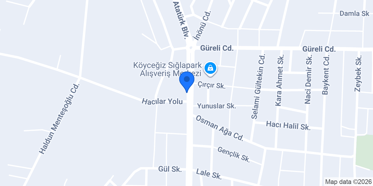 Köyceğiz Belediyesi konumu