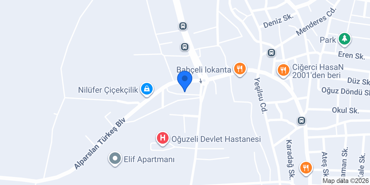 Oguzeli Çigdem Eczanesi konumu
