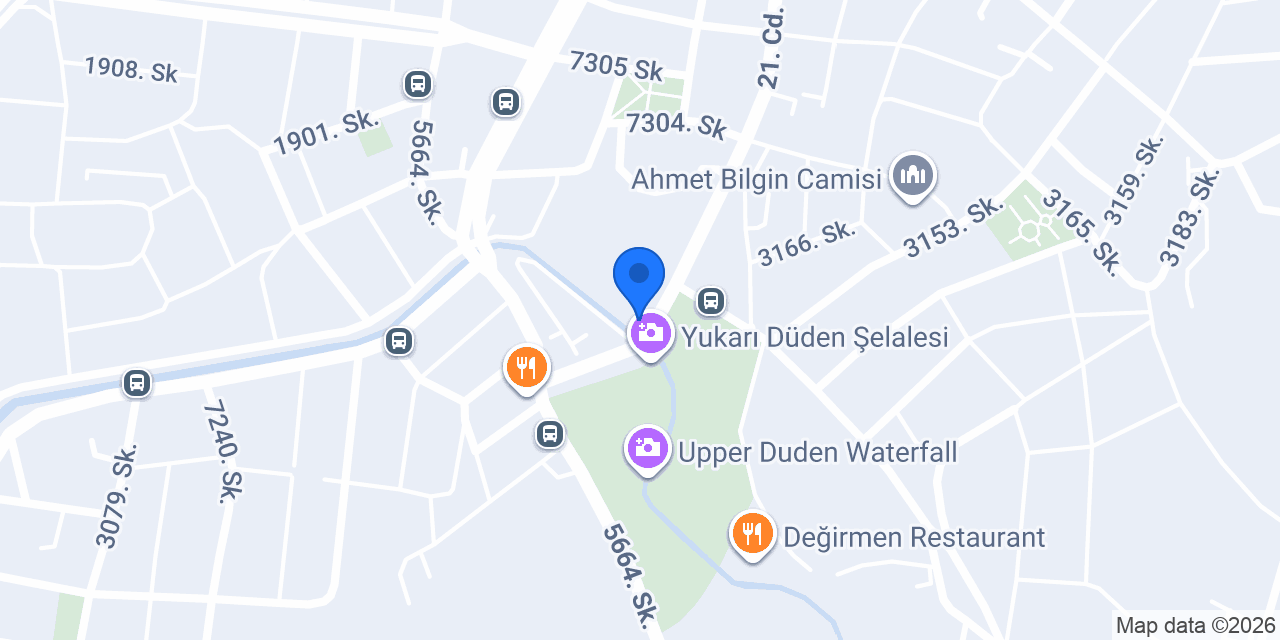 Düden Taksi konumu