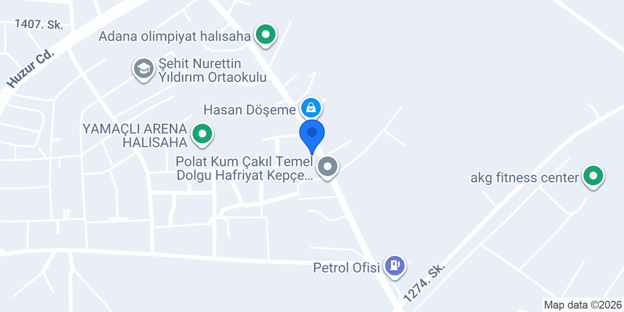 Özden Yapı Market konumu