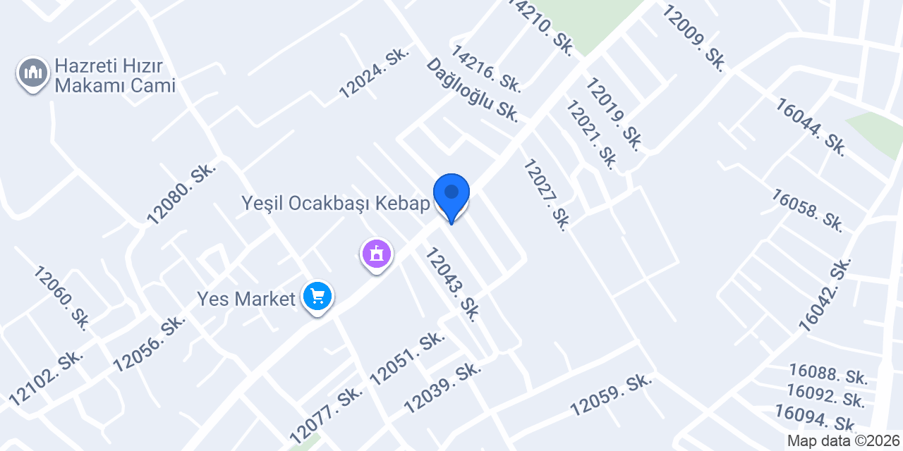 Yeşil Ocakbaşı Kebap konumu