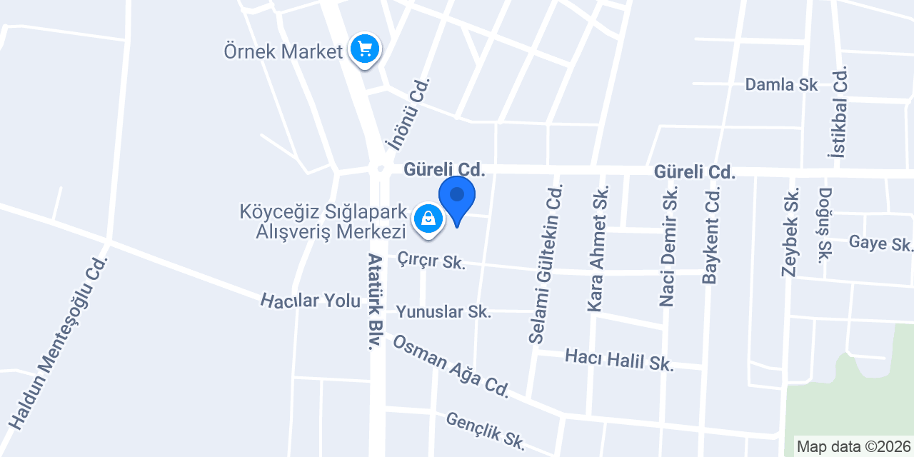 Köyceğiz Sığla Park Spa Merkezi konumu