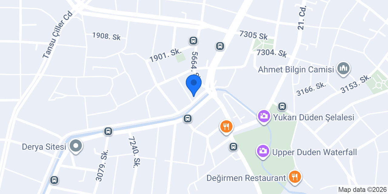 61 Hamsi Tava Düden konumu