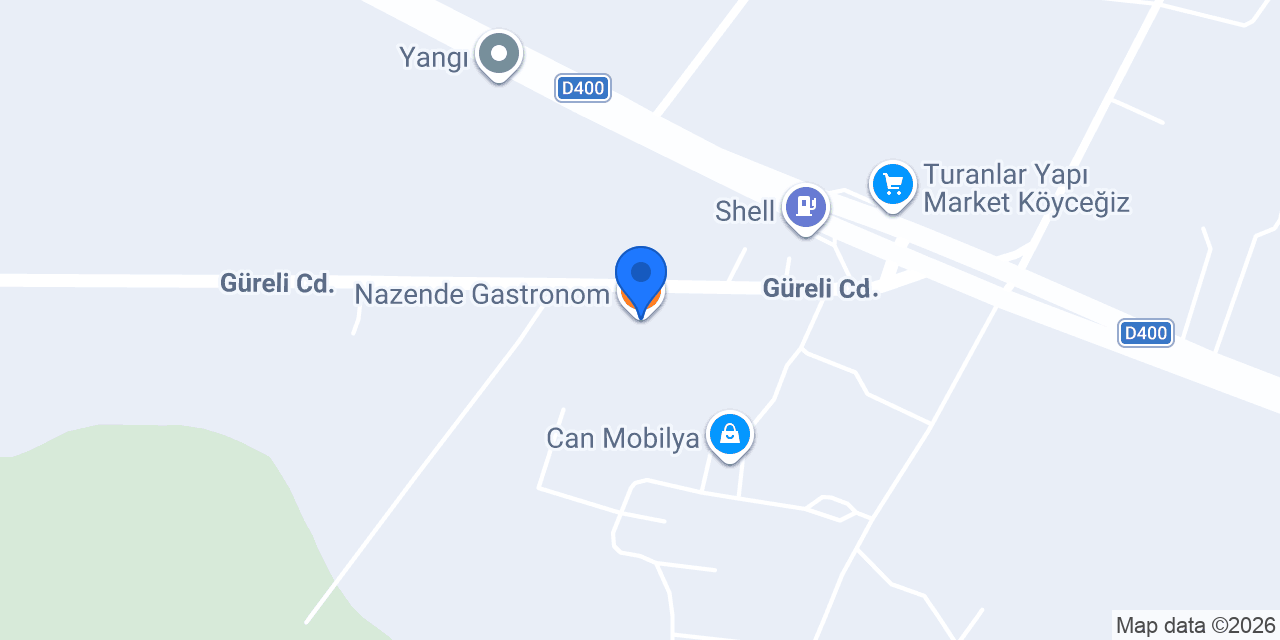 Nazende Gastronom konumu