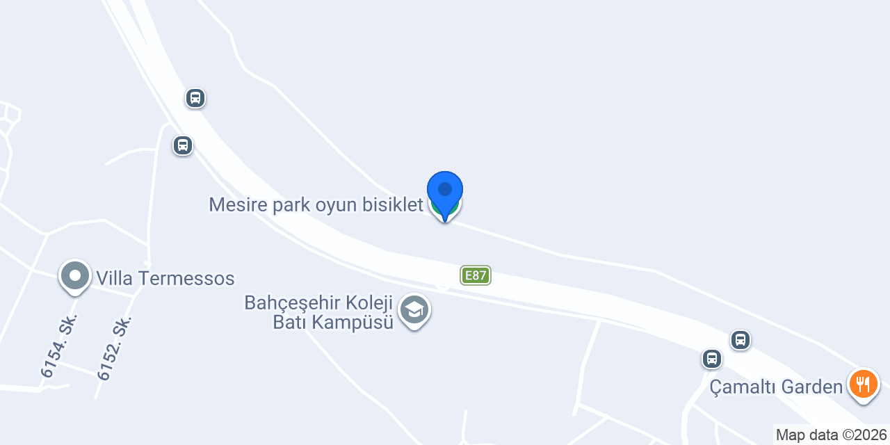 Mesire park oyun bisiklet konumu