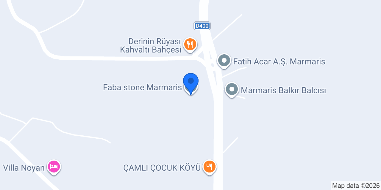 Faba stone Marmaris konumu