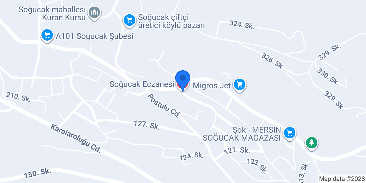 Soğucak Eczanesi konumu