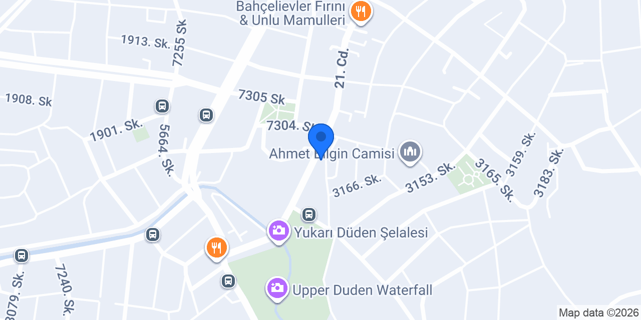 EKLERISTAN ŞELALE ŞUBE konumu