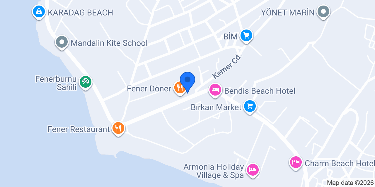 Fener Pastanesi konumu