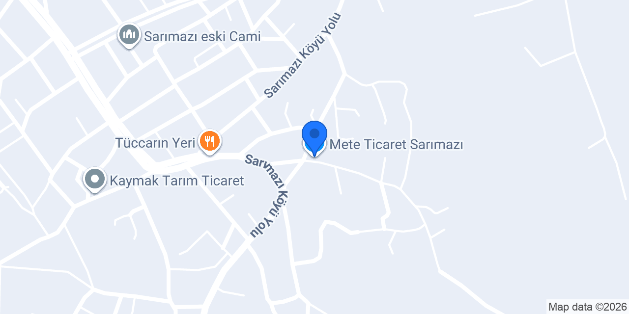 Mete Ticaret Sarımazı konumu