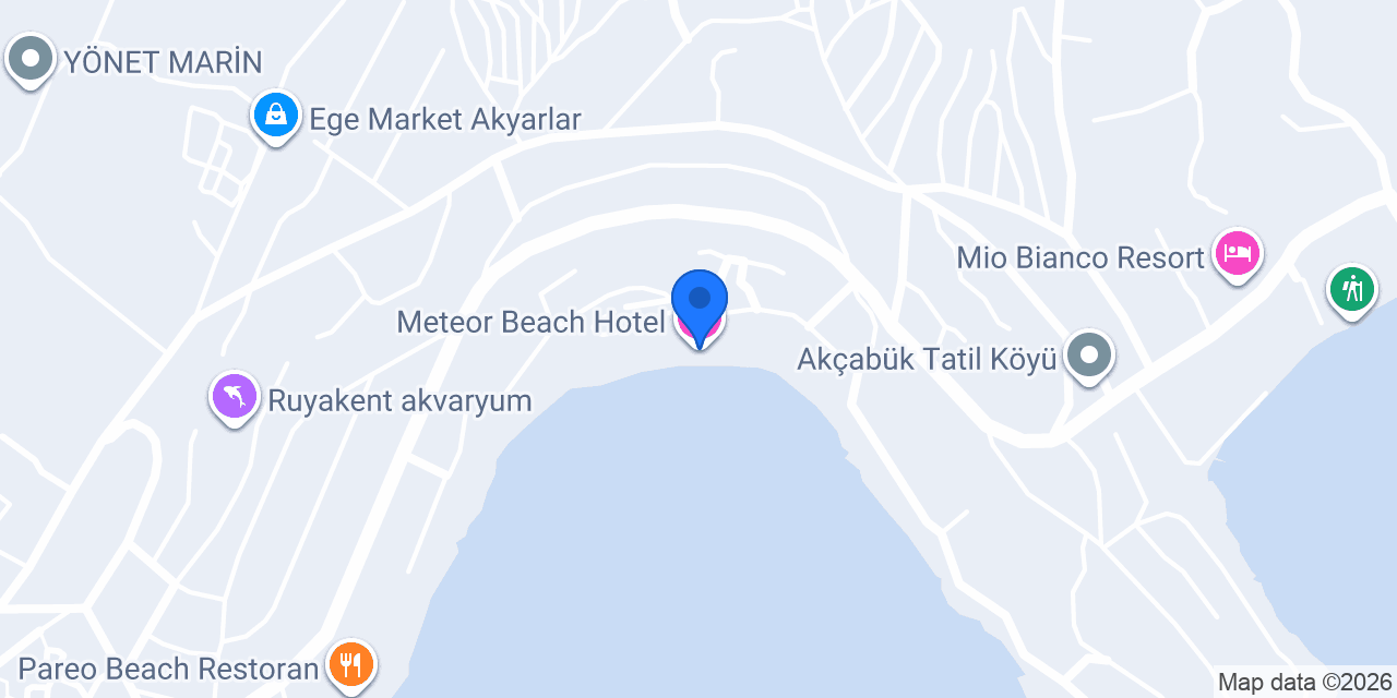 Meteor Beach Hotel konumu