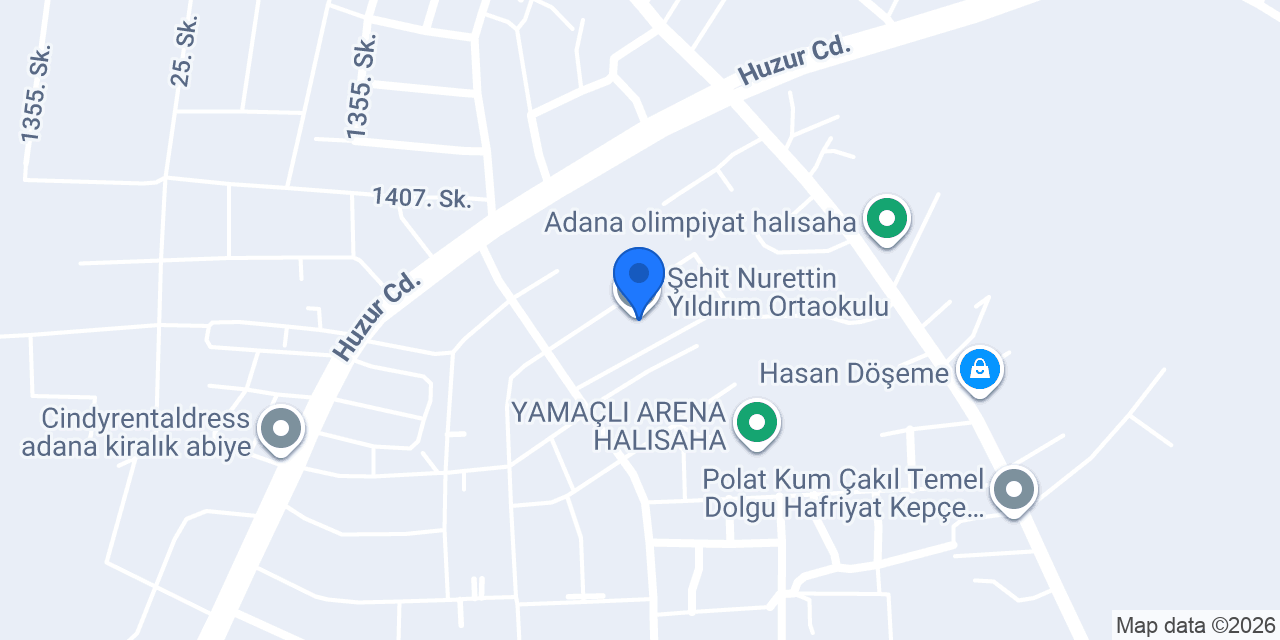 Şehit Nurettin Yıldırım Ortaokulu konumu
