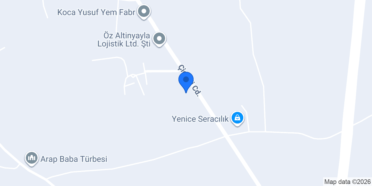 Özeray Tuğla Fabr. konumu
