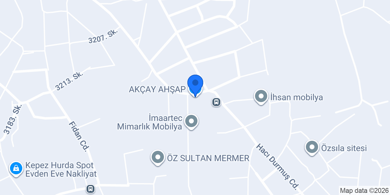 AKÇAY AHŞAP konumu