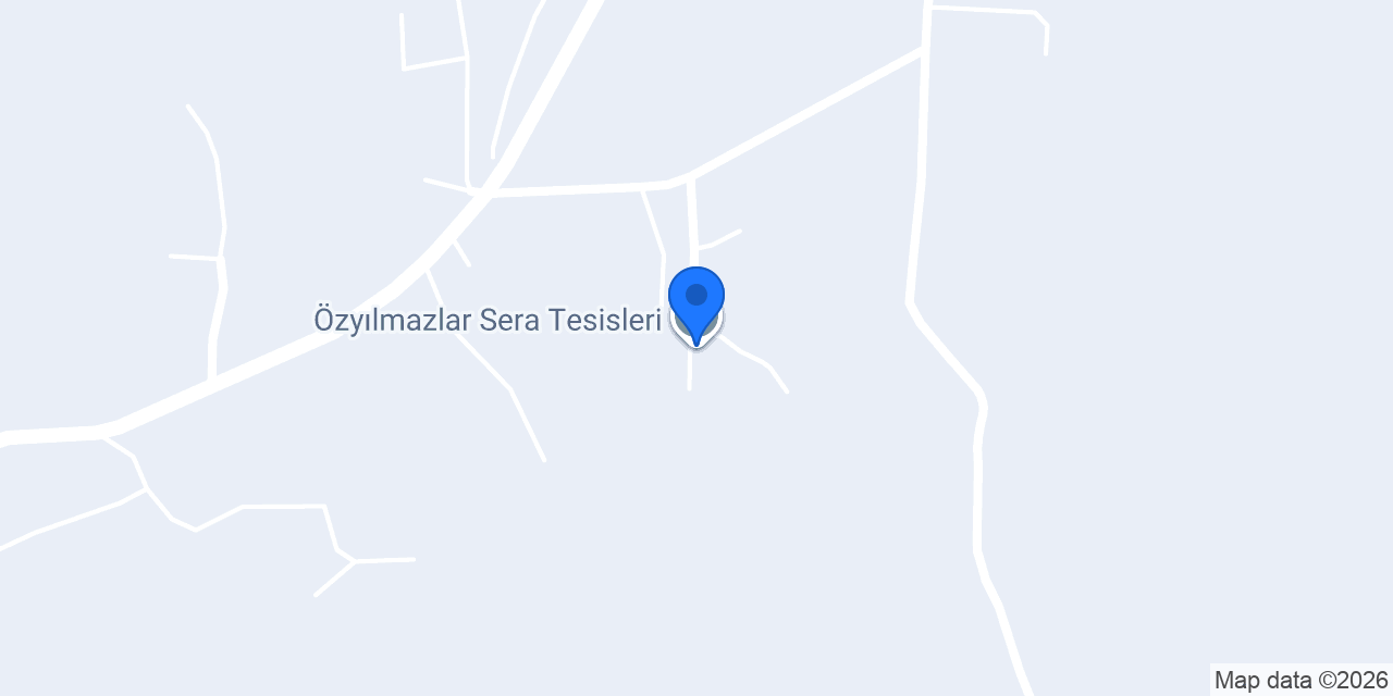 Özyılmazlar Sera Tesisleri konumu