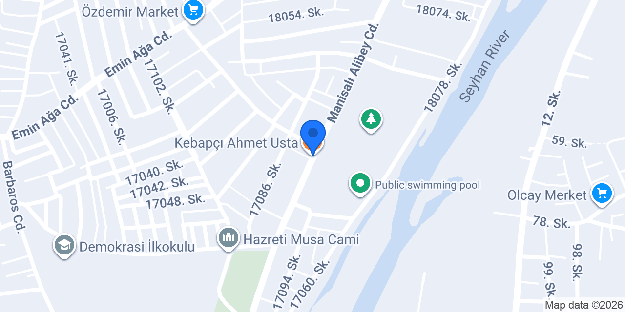 Kebapçı Ahmet Usta konumu