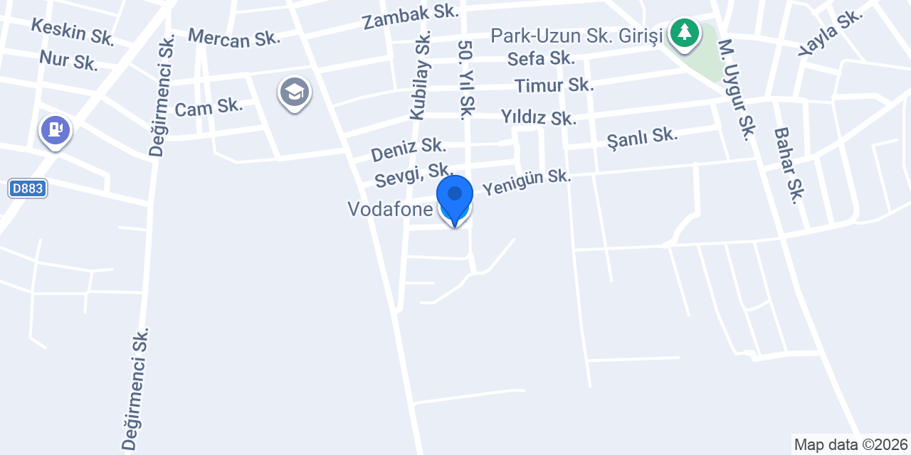 Vodafone konumu