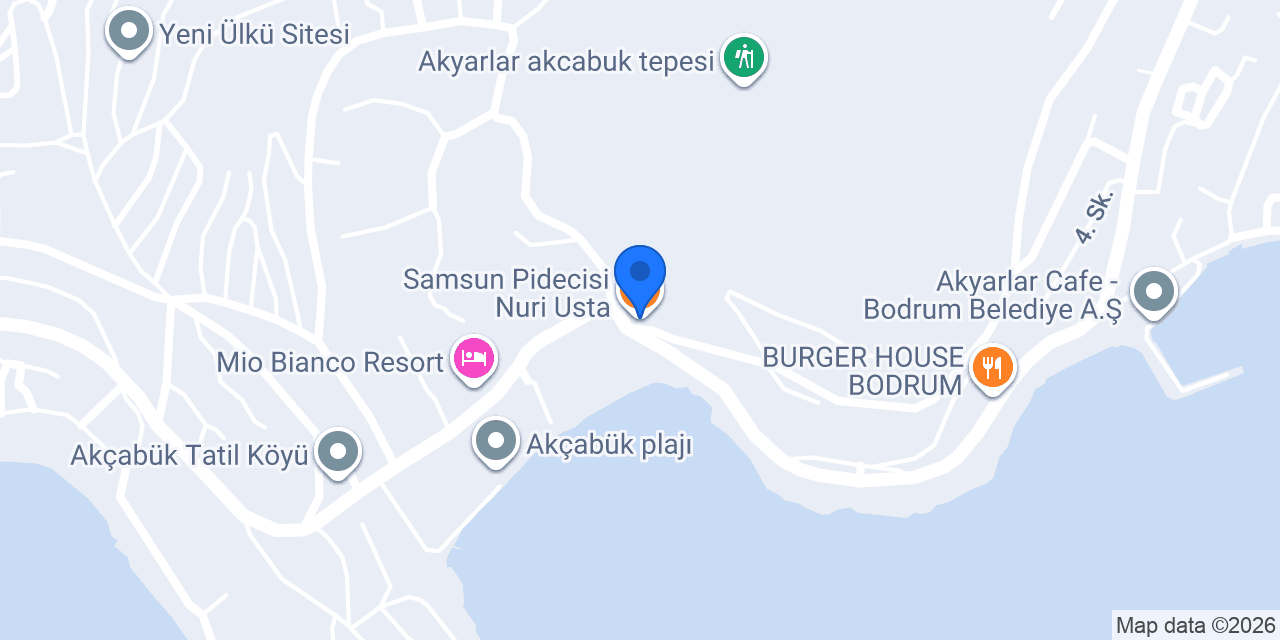Samsun Pidecisi Nuri Usta konumu