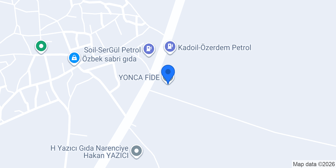 YONCA FİDE konumu