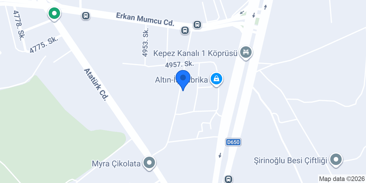 MVS İmalat konumu