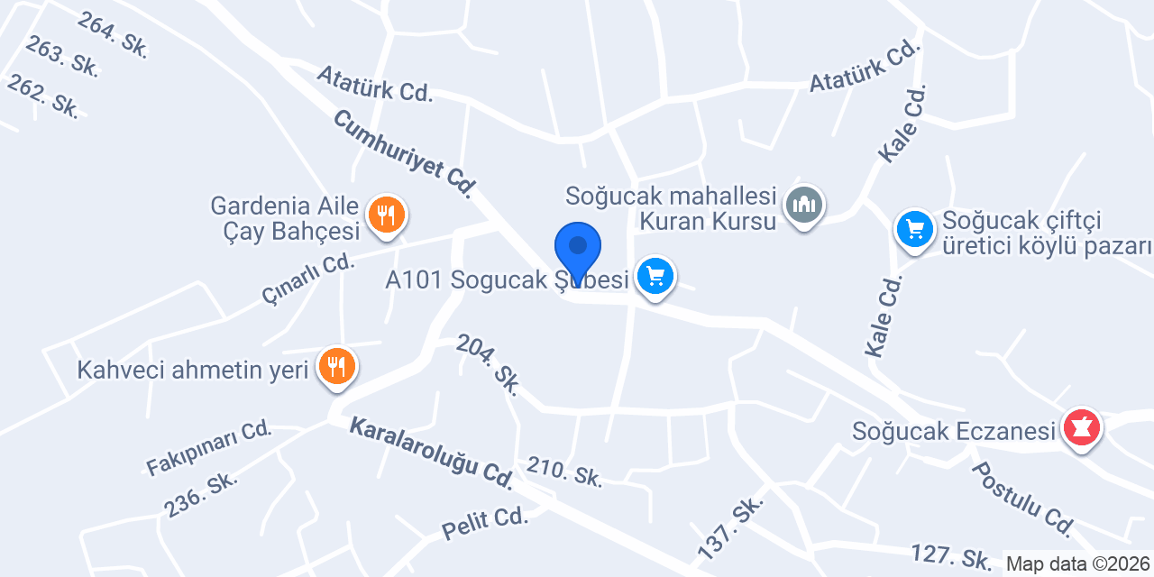 Mavi Elektrik konumu