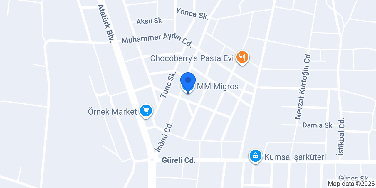 MM Migros konumu