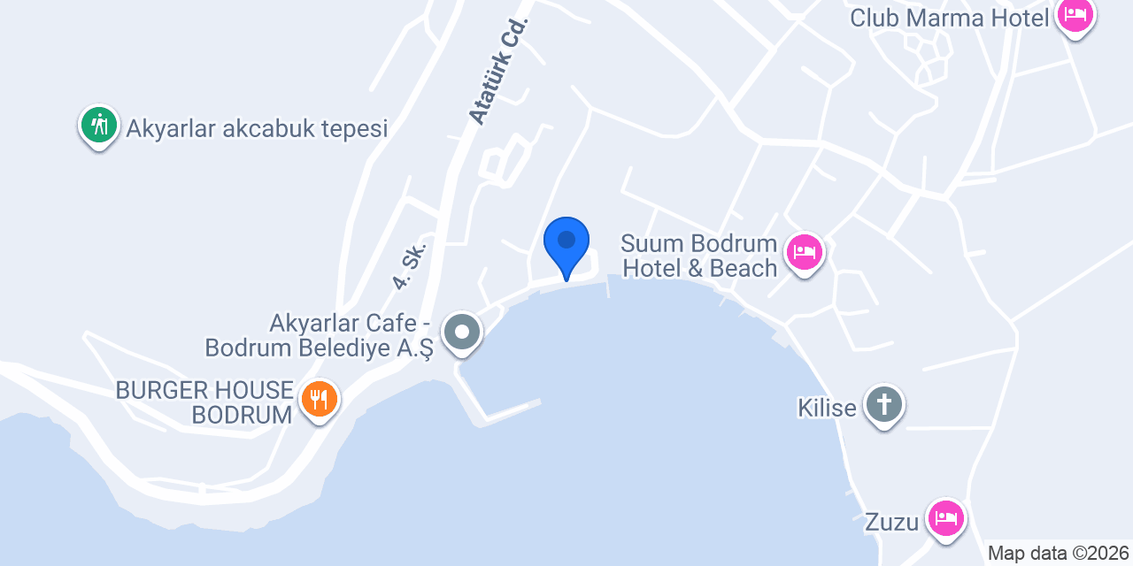 Ninetta Beach & Restaurant konumu