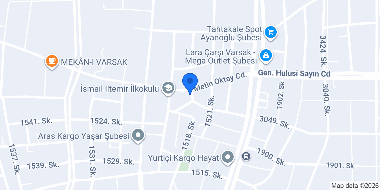 Yıldızım Bayan Kuaförü konumu