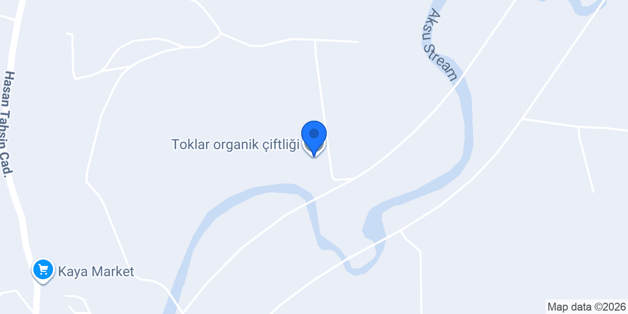 Toklar organik çiftliği konumu