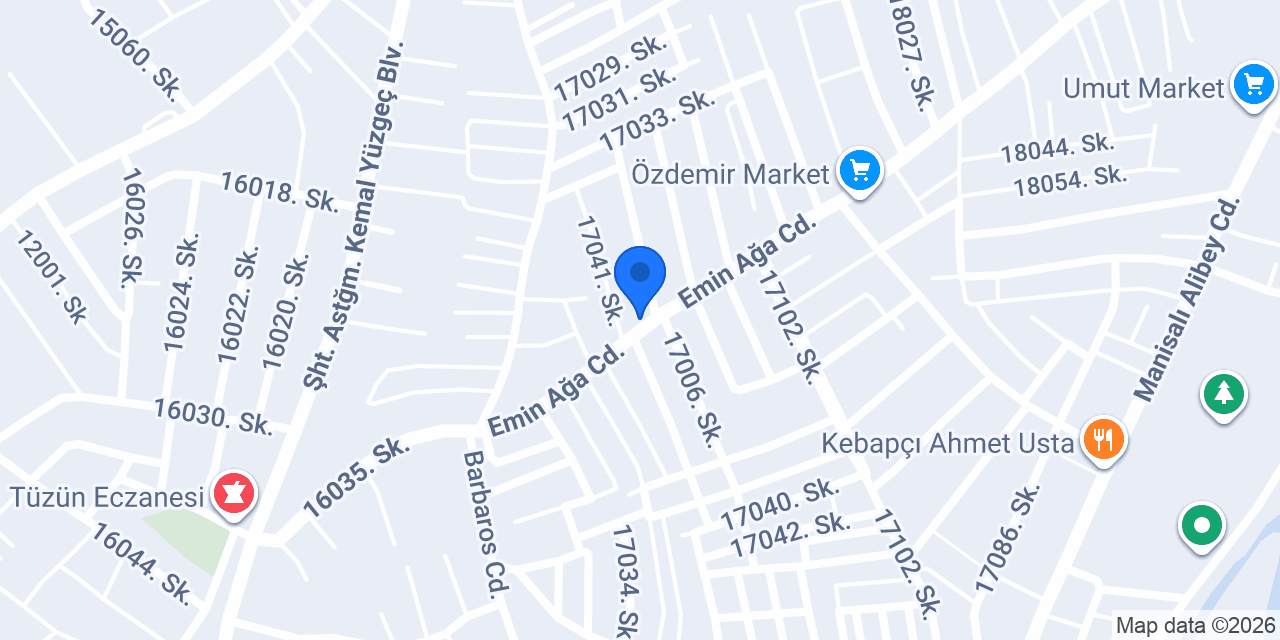 Tarzım Dilek Moda Evi konumu