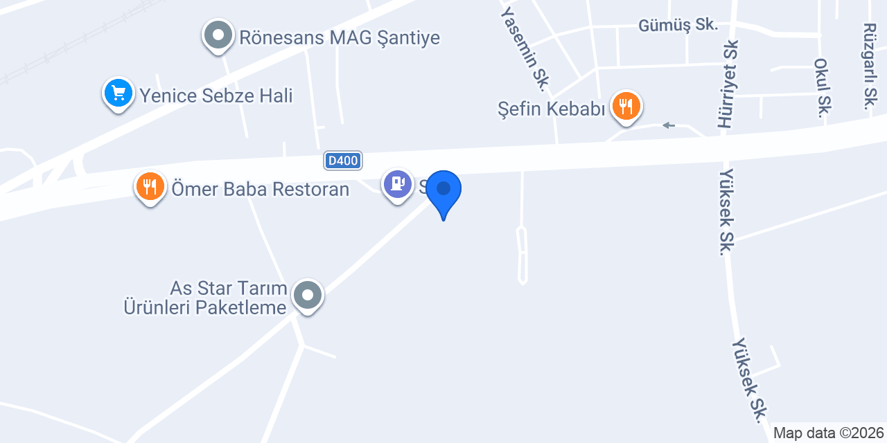 NYN Depolama Tarsus konumu