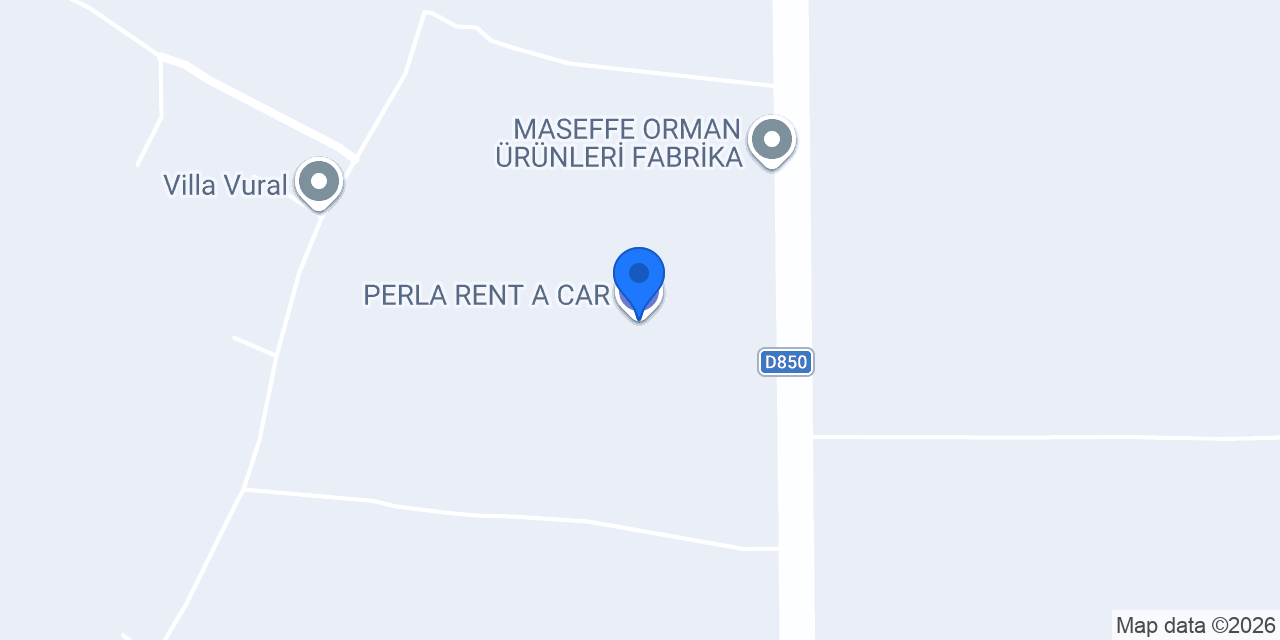 PERLA RENT A CAR konumu