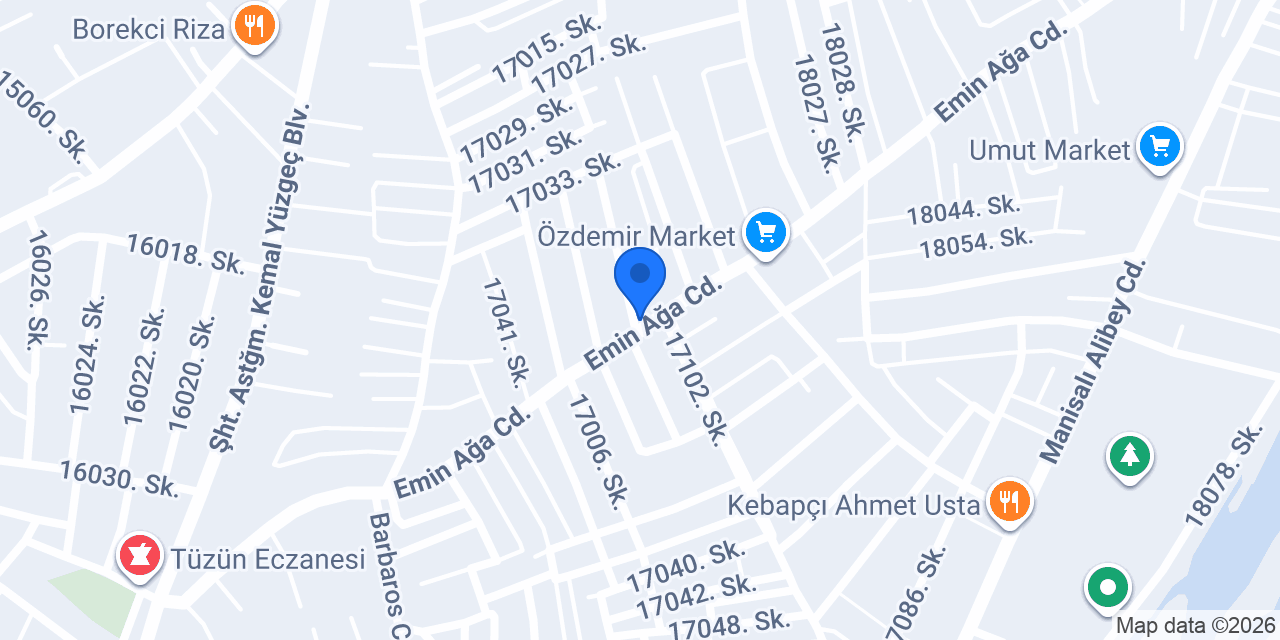 Kebapçı Emin Usta konumu