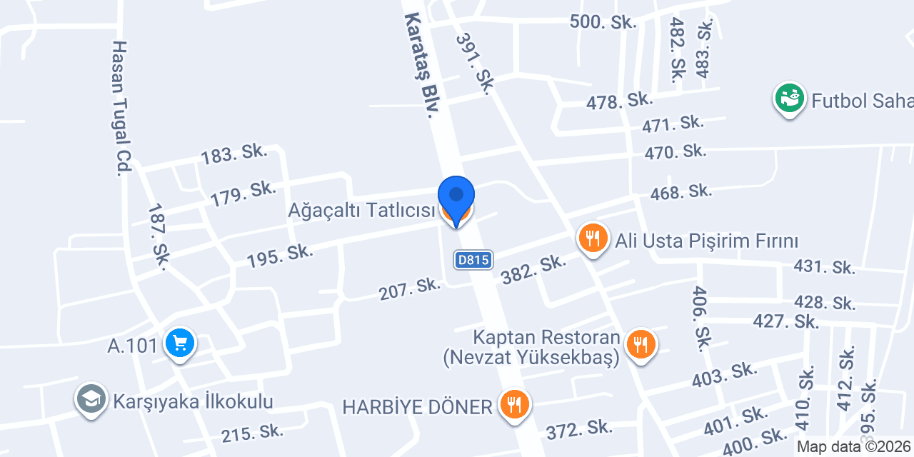 Ağaçaltı Tatlıcısı konumu