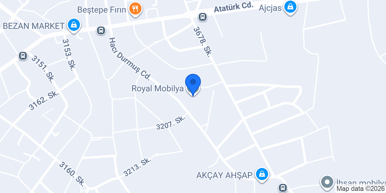 Royal Mobilya konumu